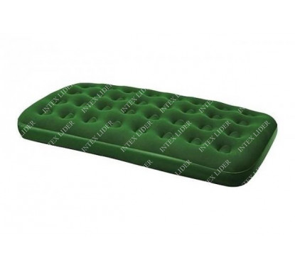 67447 Bestway Надувной матрас Flocked Air Bed(Twin) 188х99х22 см