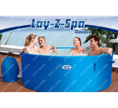 54113 Бассейн СПА с эффектом джакузи Lay-Z-Spa Monaco Bestway 54113 201х69см
